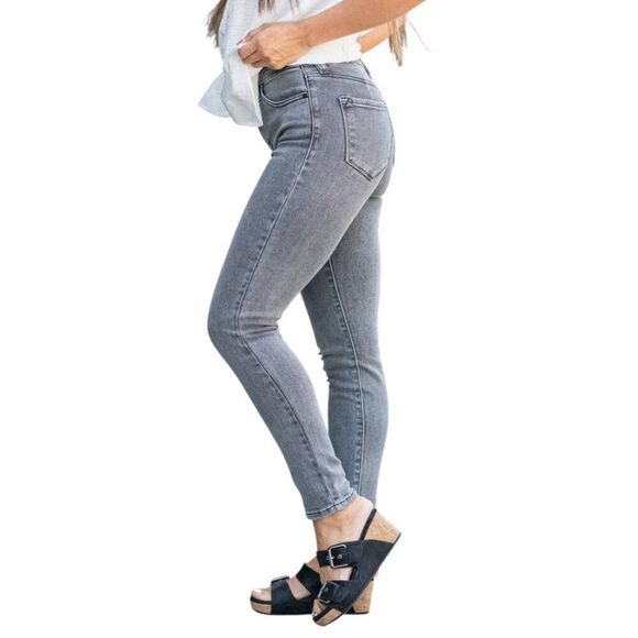 KanCan Gray High Rise Skinny Jeans - Women's Size 11/29 Estilo KC7342LG - Picture 3 of 11
